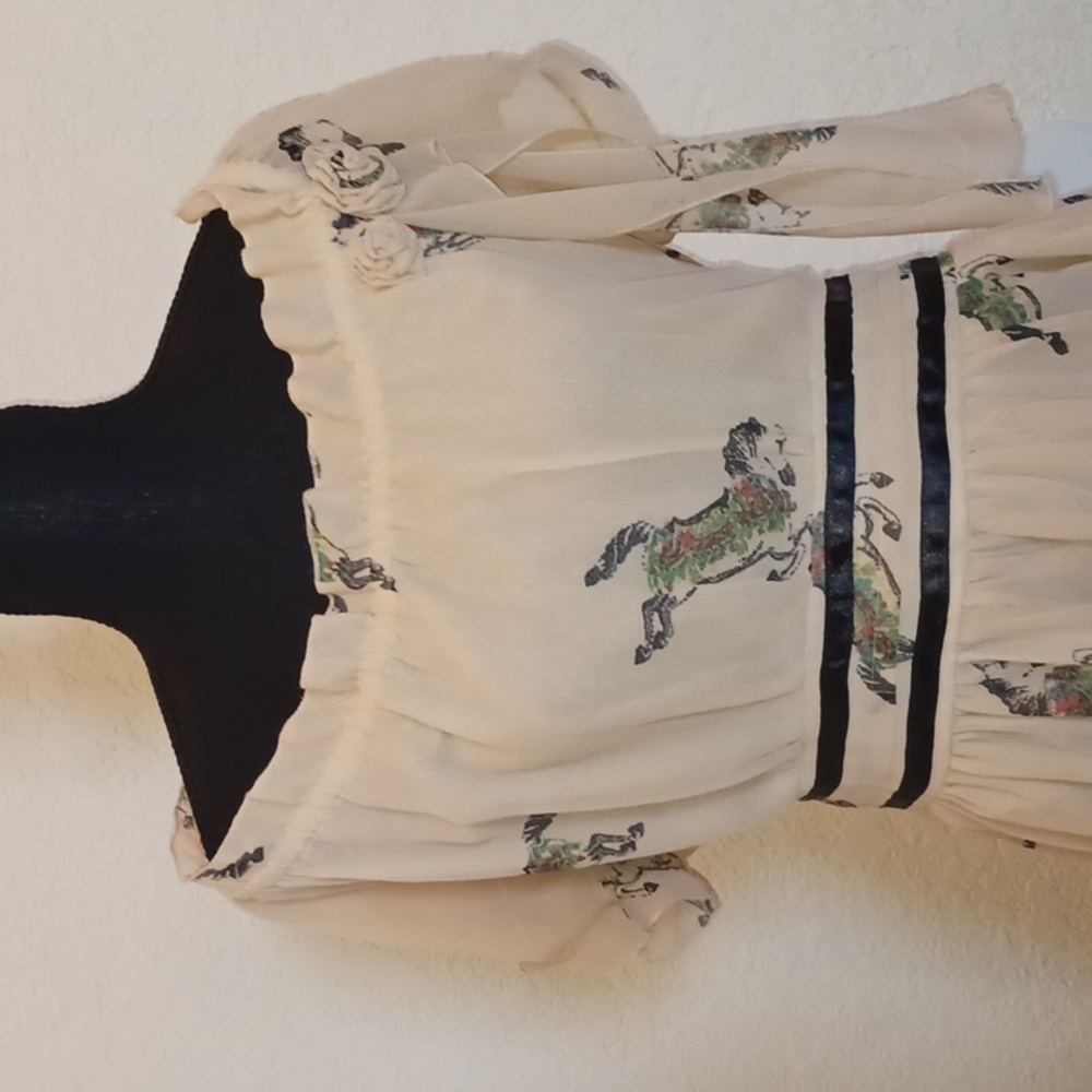 Modcloth Isy & Peeps carousel dress size 14 - Picture 4 of 9